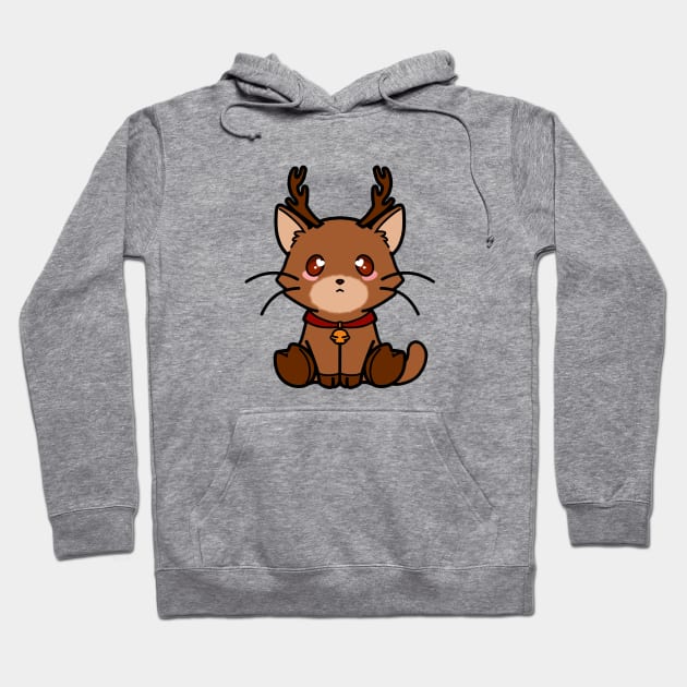 Reindeer Hoodie by Lulu Bear